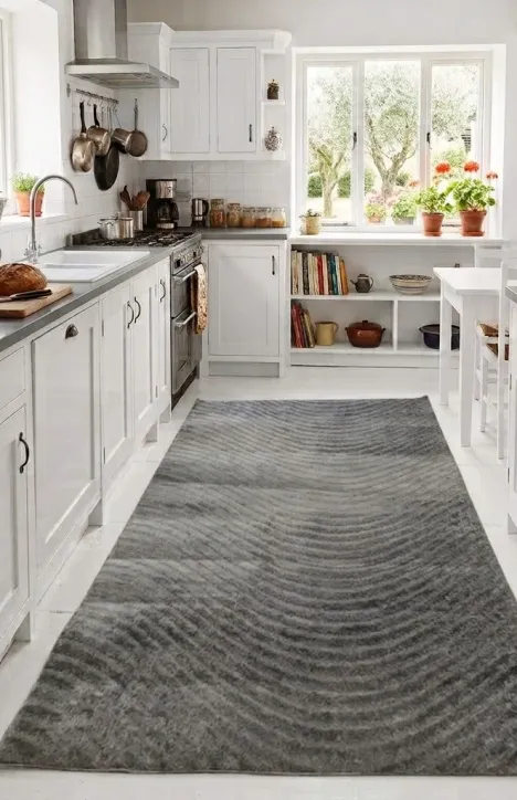 Μοκέτα FRIESE Αντιολισθητική Ανάγλυφη Γκρι 200X240cm