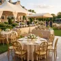 Καρέκλα Catering Πολυπροπυλενίου Riva Χρυσή