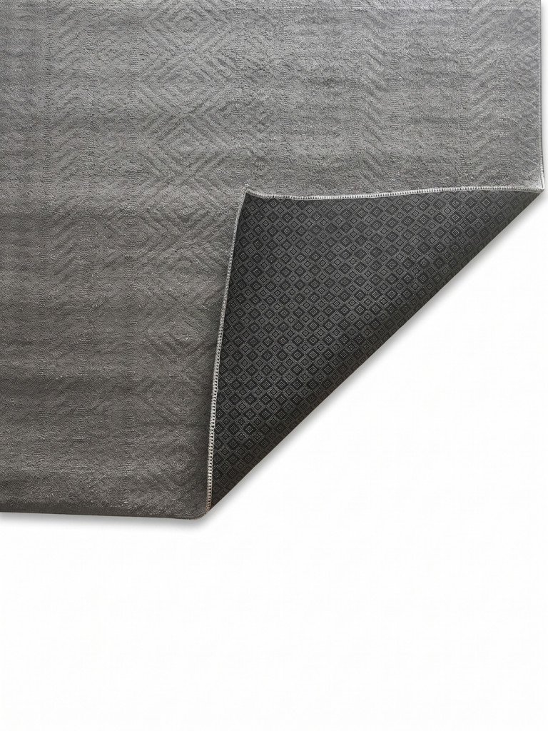 Ανάγλυφη Μοκέτα 1+1 ΔΩΡΟ Minimal Grey με Αντιολισθητικό Πάτο 2.00x2.40cm