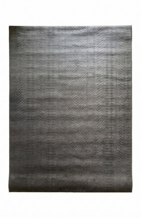 Ανάγλυφη Μοκέτα 1+1 ΔΩΡΟ Minimal Grey με Αντιολισθητικό Πάτο 1.60x2.00cm