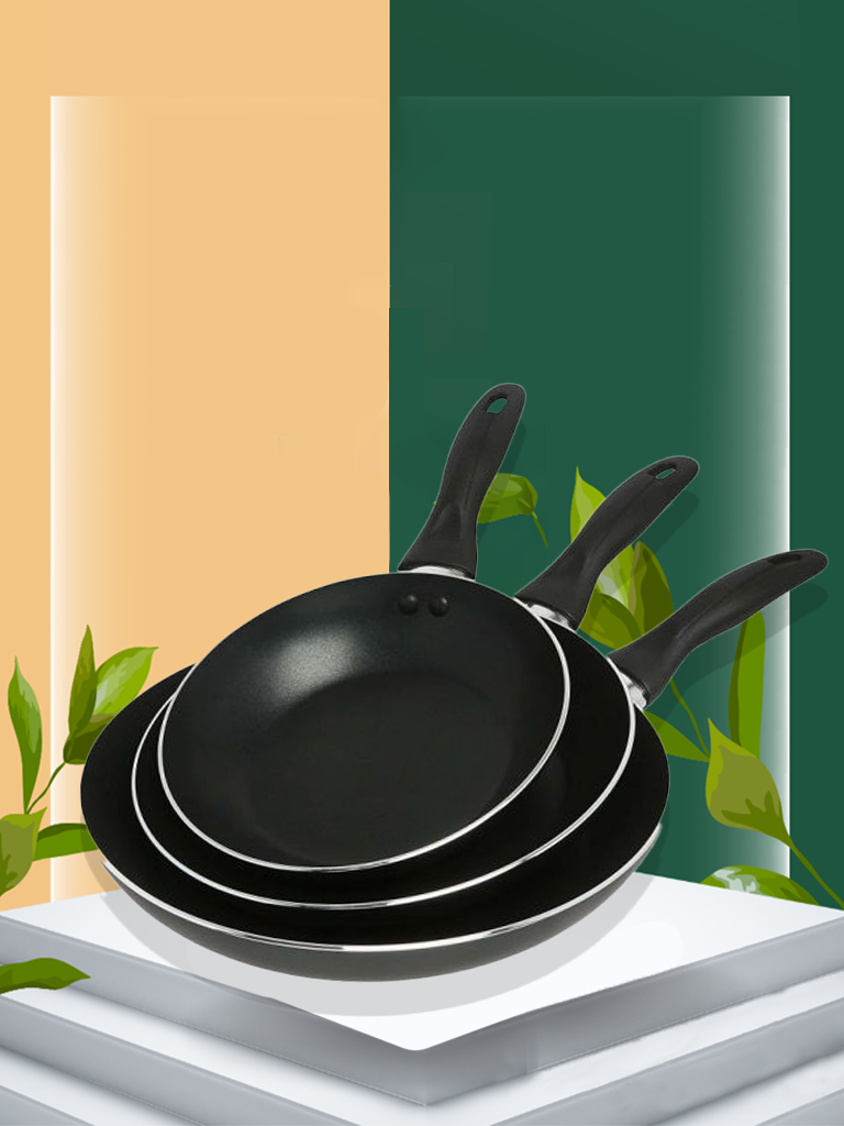 Σετ Μαγειρικά Σκεύη 9 τεμαχίων Τηγάνια & Μαχαίρια