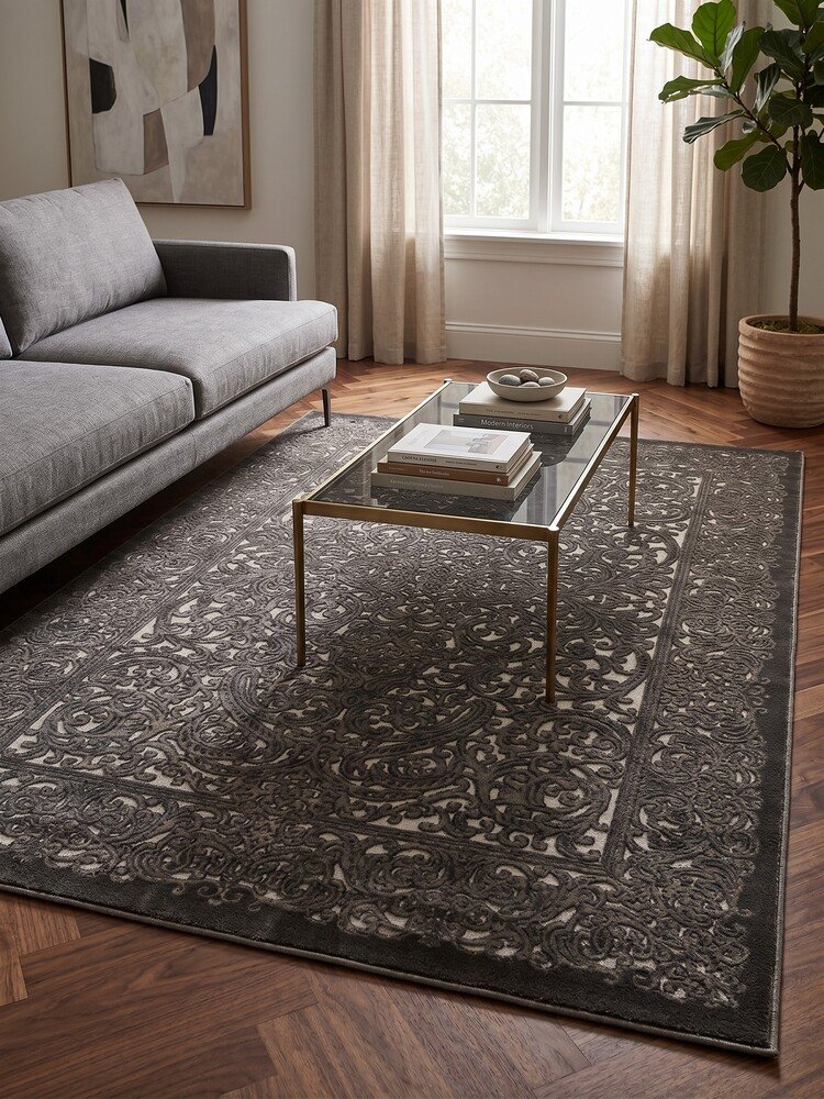 Χαλί Yasin Kaplan Jewel 3 Κρεμ/Βιζόν 160x230 εκ.