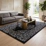 Κλασσικό Χαλί James Wood Stella Μαύρο/Λευκό 160x230 εκ.