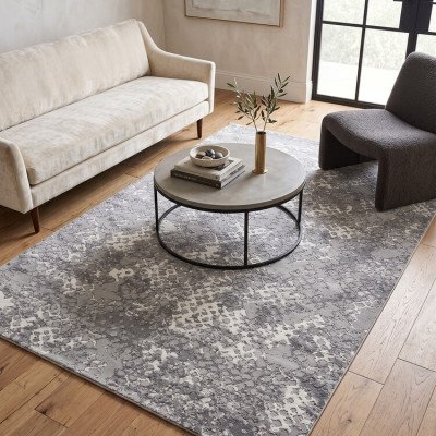 Μοντέρνο Χαλί Bossan Carpet σε Γκρι Αποχρώσεις 160x250 εκ.