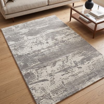 Μοντέρνο Χαλί Su Carpet Tempo Γκρι / Ανοιχτό Γκρι 160x230 εκ.