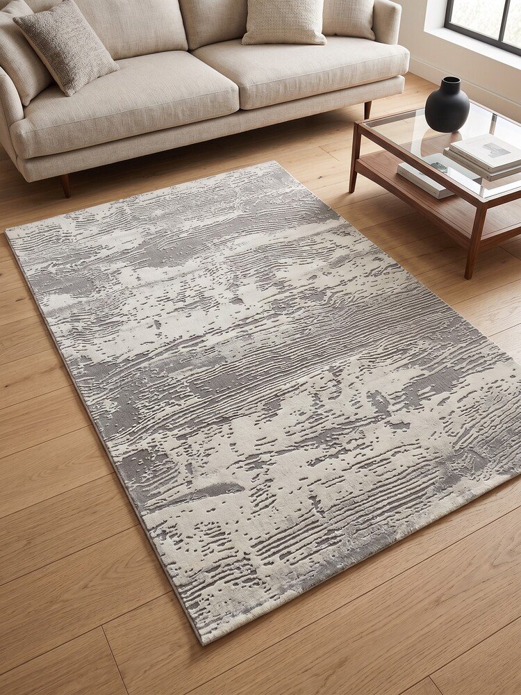 Μοντέρνο Χαλί Su Carpet Tempo Γκρι / Ανοιχτό Γκρι 160x230 εκ.