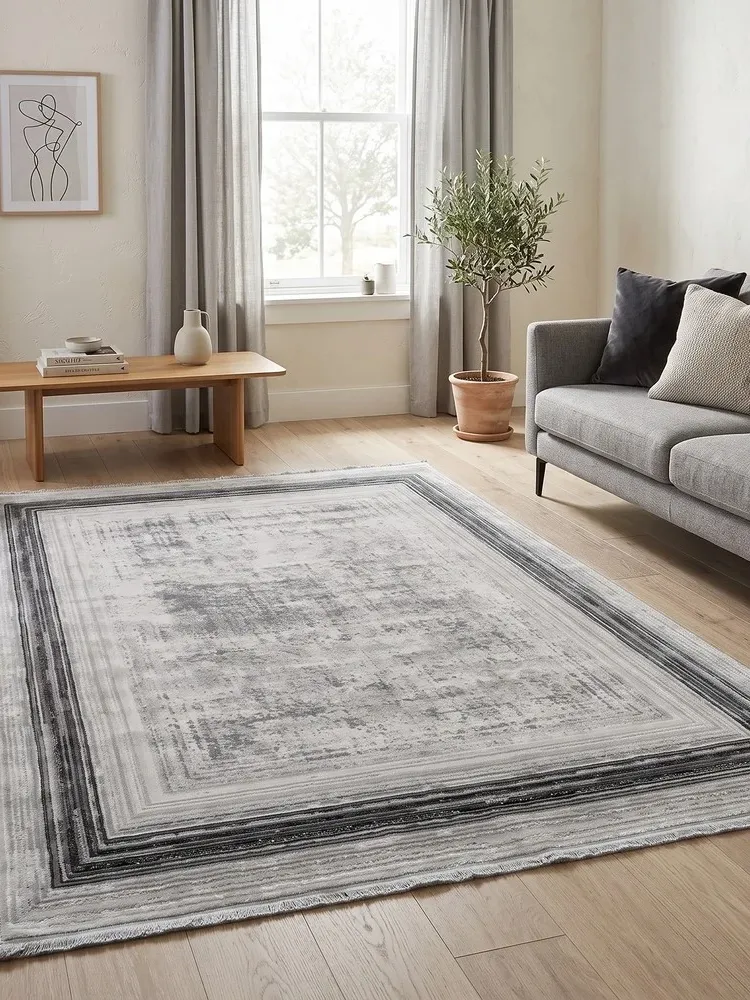 Χαλί STIL ΒΑΜΒΑΚΕΡΟ 160X230 Γκρι 