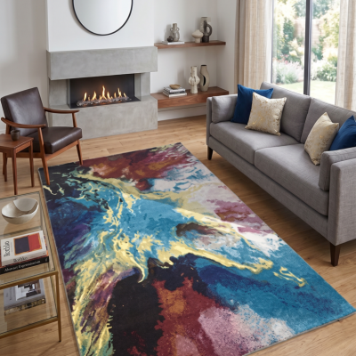 Χαλί Viscose 160x230 Πολύχρωμο 