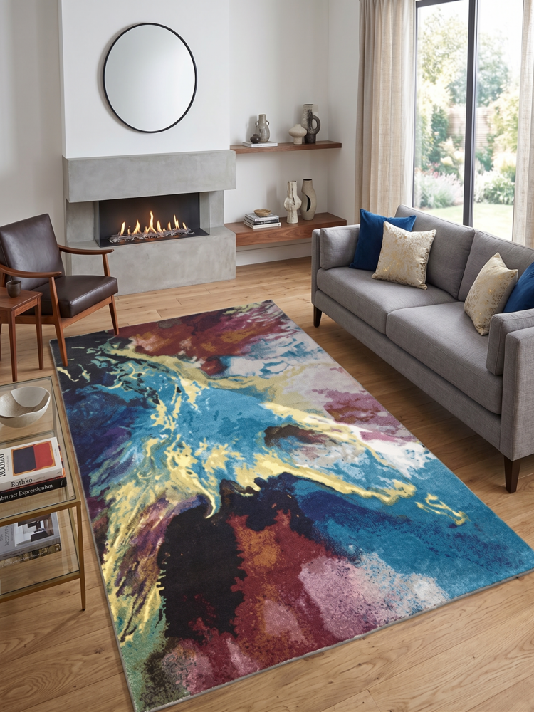 Χαλί Viscose 160x230 Πολύχρωμο 