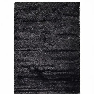 Χαλί Shaggy Elephant Carpet Τhree D Σκούρο Γκρι/Ανθρακί 200x280 εκ.