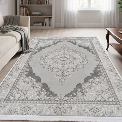 Χαλί STIL ΒΑΜΒΑΚΕΡΟ 160X230 Γκρι 