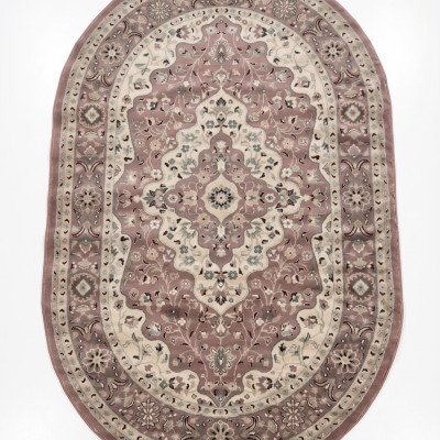 Χαλί Οβάλ Jewel 2 Κεραμιδί/Μπεζ 200x300 cm