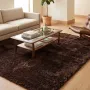Χαλί Shaggy Murata Textile 3D Καφέ / Σοκολατί 200x280 cm
