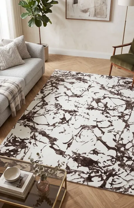 Μοντέρνο Χαλί Σαλονιού Elephant Carpet Sanremo  – Μπεζ / Καφέ 200x290cm