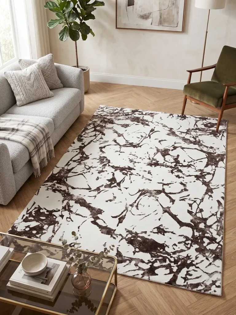 Μοντέρνο Χαλί Σαλονιού Elephant Carpet Sanremo  – Μπεζ / Καφέ 200x290cm