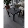 Τραπέζι Κήπου – Βεράντας Elit Rattan 80x80cm Γκρι Ανθρακί