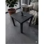 Τραπέζι Κήπου – Βεράντας Elit Rattan 80x80cm Γκρι Ανθρακί