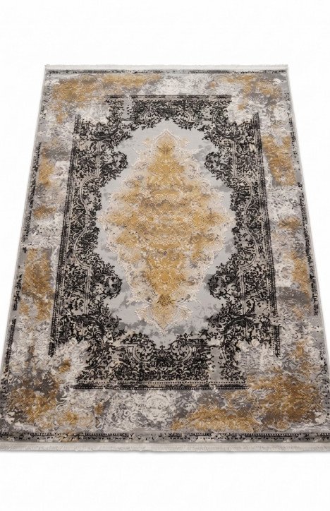Χαλί Carnaval Home Al Capone Vintage Χρυσό με Κρόσσι 200x300 cm