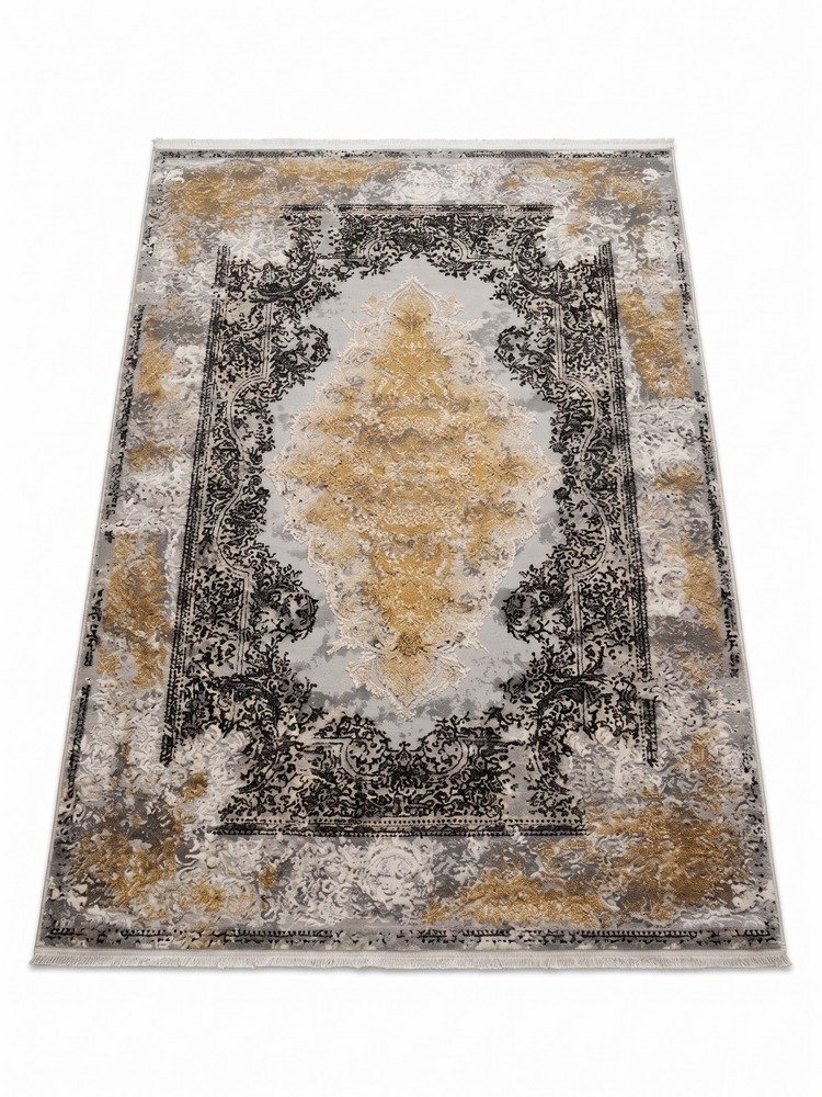 Χαλί Carnaval Home Al Capone Vintage Χρυσό με Κρόσσι 200x300 cm