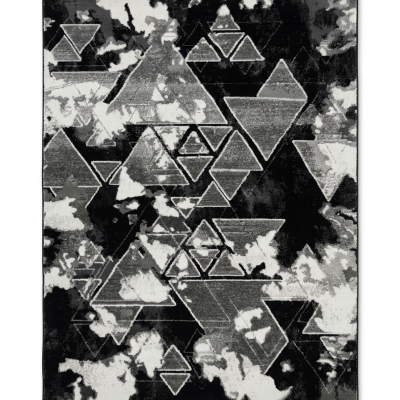 Μοντέρνο Χαλί Tamara Μαύρο - Γκρι 200x270cm