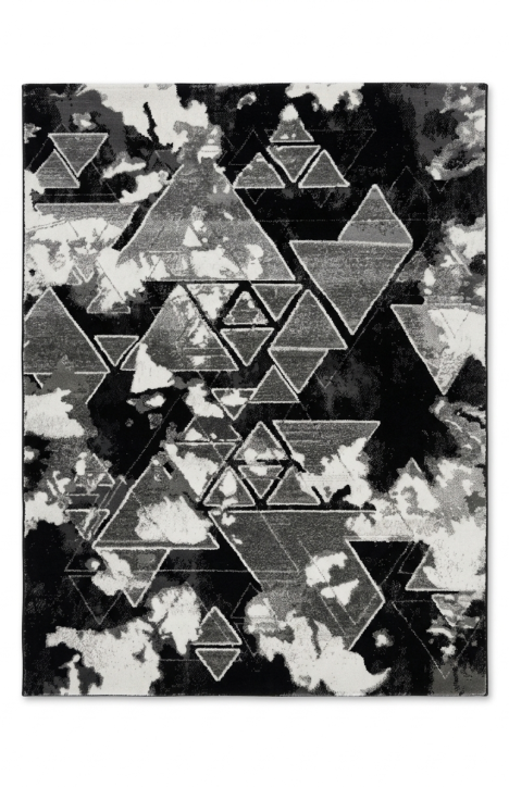 Μοντέρνο Χαλί Tamara Μαύρο - Γκρι 200x270cm