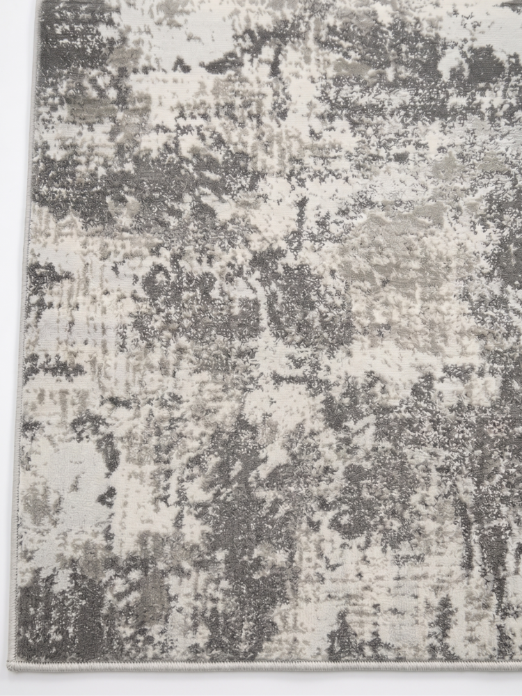 Σετ Κρεβατοτάπετα Alya Carpet Γκρι / Λευκό Αφηρημένο Σχέδιο Μεγάλο