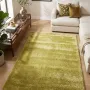 Μοντέρνο Χαλί Shaggy Bahar Πράσινο Λαχανί 200x290cm