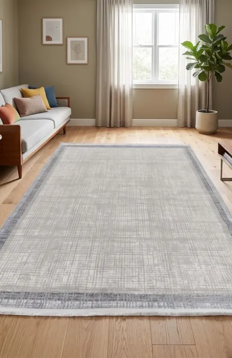 Χαλί SILALUX ΒΑΜΒΑΚΕΡΟ 160X230 Γκρι 