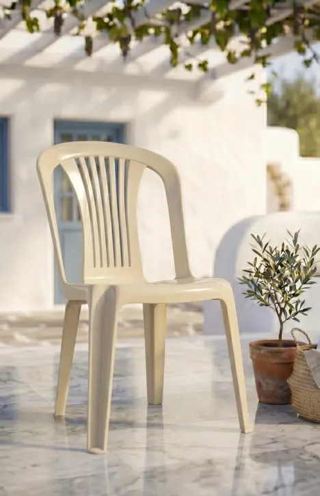 Πλαστική Καρέκλα Ποσειδών Μπεζ