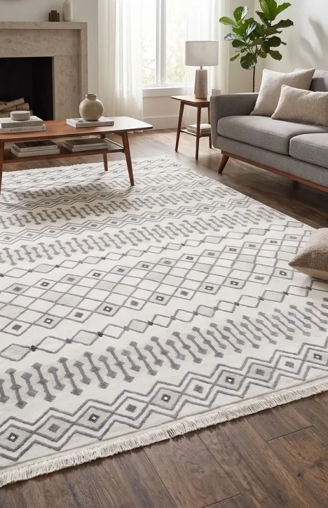 Χαλί STIL ΒΑΜΒΑΚΕΡΟ 160X230 Γκρι 