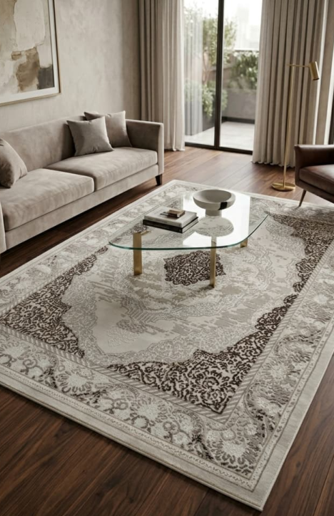 Χαλί Tamara Ανοιχτό Κρεμ 200x270cm