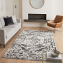 Χαλί Viscose 160x230 Kρεμ - Γκρι