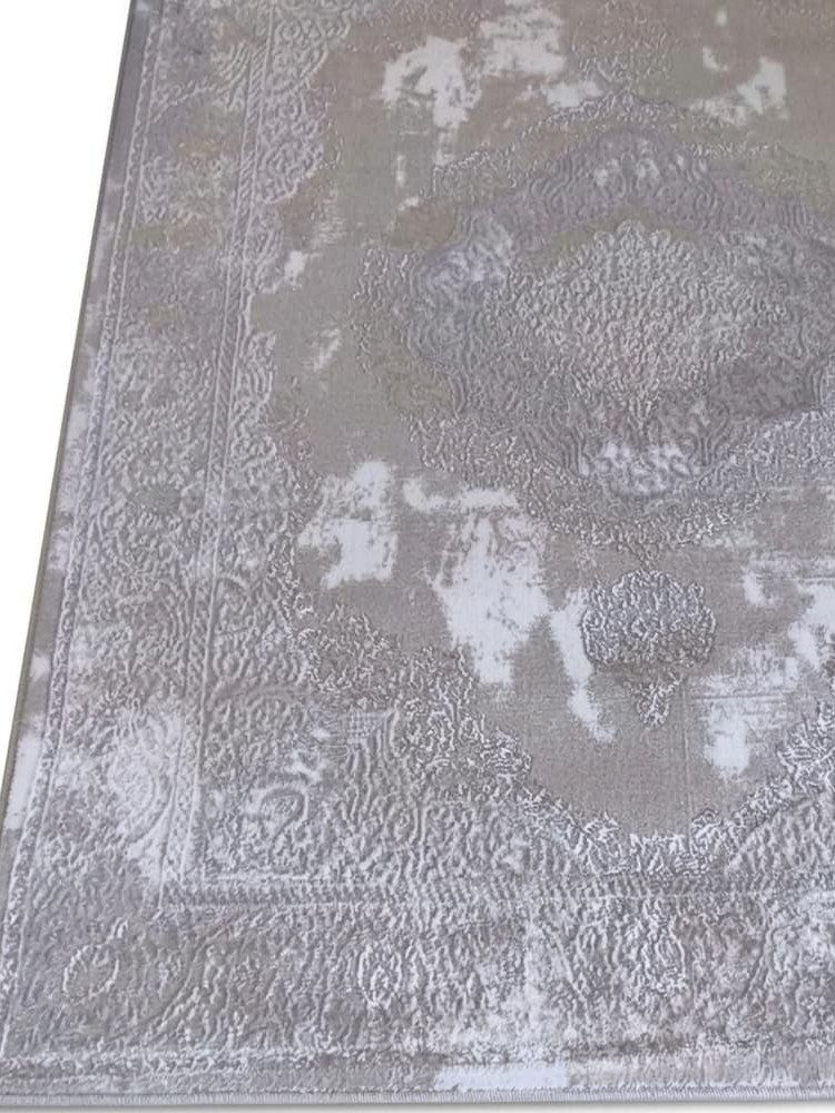 Ανάγλυφο Χαλί Alya Carpet Μπεζ / Βιζόν 133x170εκ.