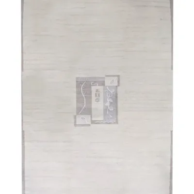 Χειροποίητο Μάλλινο Χαλί ”Nepal” Εκρού - Κρεμ (200x300cm)