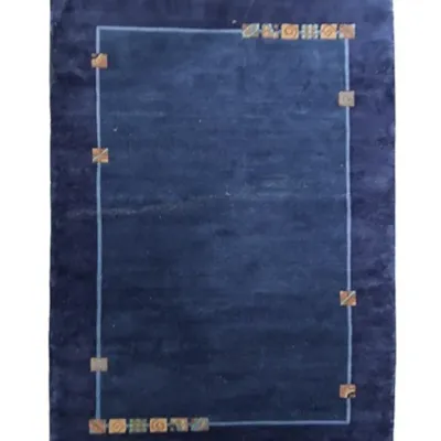Χειροποίητο Μάλλινο Χαλί ”Nepal” Μπλε (1.91x3.00cm)