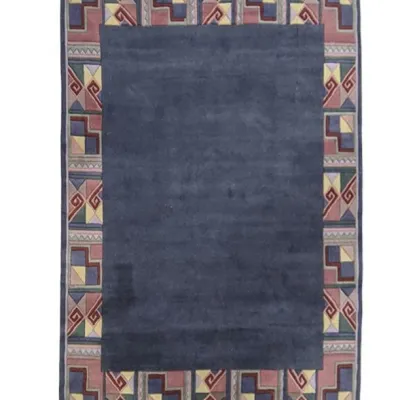 Χειροποίητο Μάλλινο Χαλί ”Nepal” Μπλε Ροζ (250x300cm)