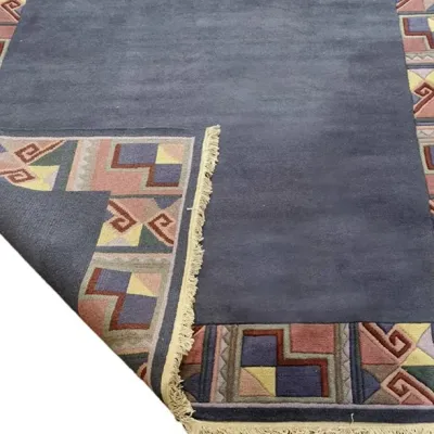 Χειροποίητο Μάλλινο Χαλί ”Nepal” Μπλε Ροζ (250x300cm)