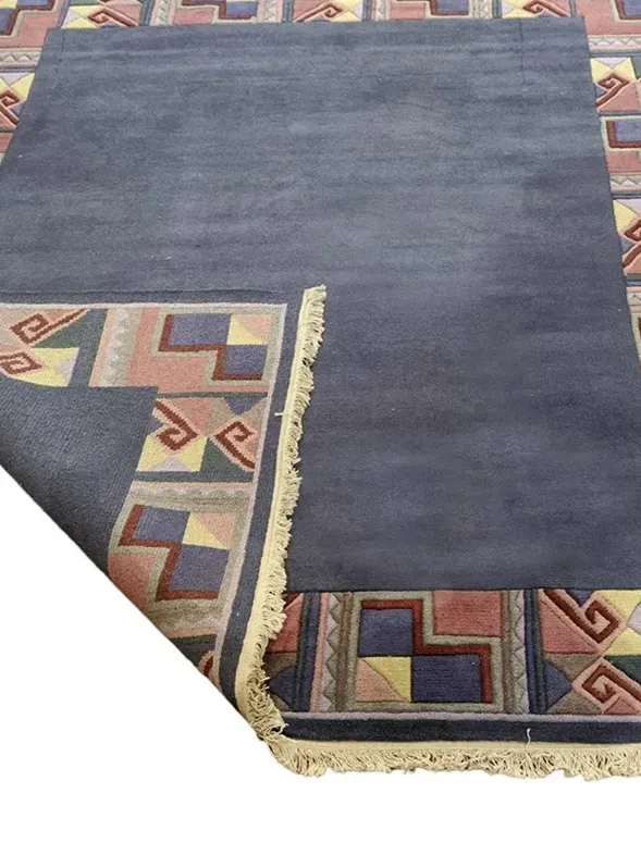 Χειροποίητο Μάλλινο Χαλί ”Nepal” Μπλε Ροζ (250x300cm)