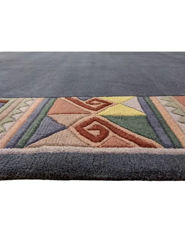 Χειροποίητο Μάλλινο Χαλί ”Nepal” Μπλε Ροζ (250x300cm)