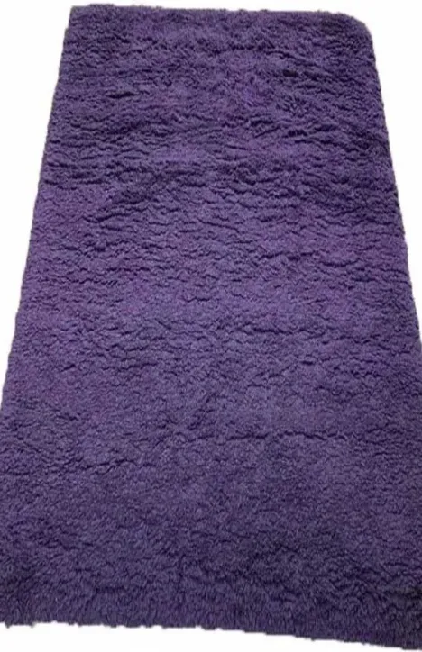 Χειροποίητο Μάλλινο Χαλί - Φλοκάτη Μωβ (250x300cm)