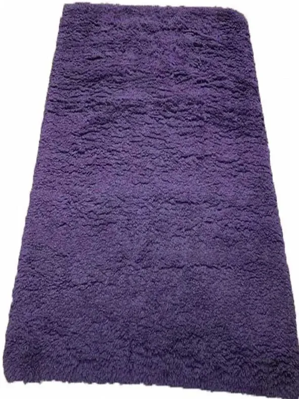 Χειροποίητο Μάλλινο Χαλί - Φλοκάτη Μωβ (250x300cm)