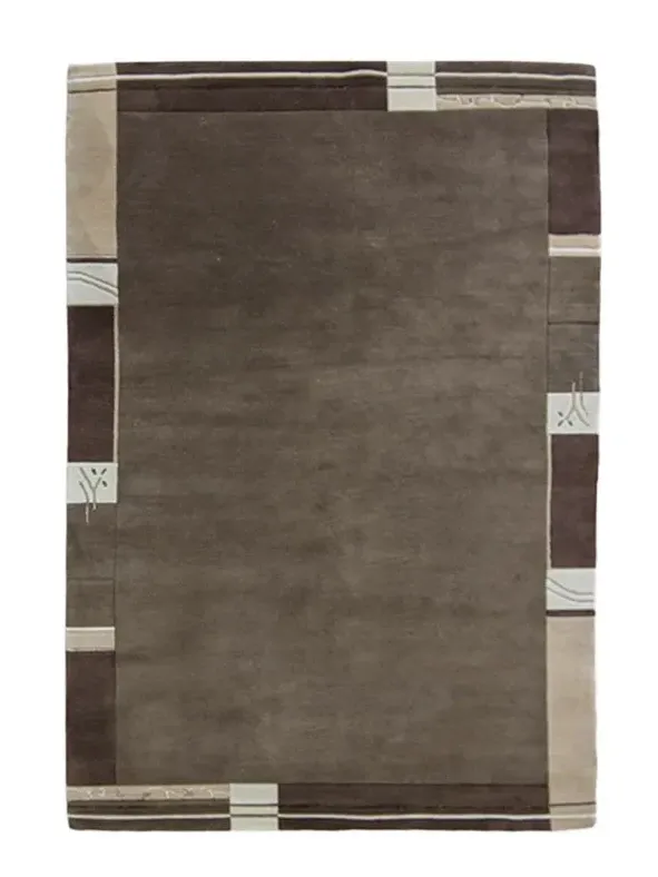 Χειροποίητο Μάλλινο Χαλί ”Nepal” Καφέ (200x300cm)
