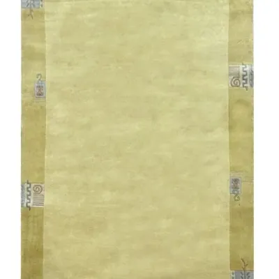 Χειροποίητο Μάλλινο Χαλί Nepal Μπεζ - Κρεμ (170x240cm)