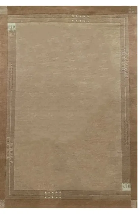 Χειροποίητο Μάλλινο Χαλί Nepal Μπεζ Σομόν (170x240cm)