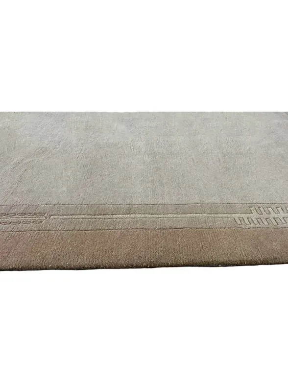 Χειροποίητο Μάλλινο Χαλί Nepal Μπεζ Σομόν (170x240cm)