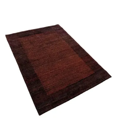 Χειροποίητο Μάλλινο Χαλί Nepal Μπορντό (123x168cm)