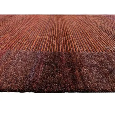Χειροποίητο Μάλλινο Χαλί Nepal Μπορντό (123x168cm)