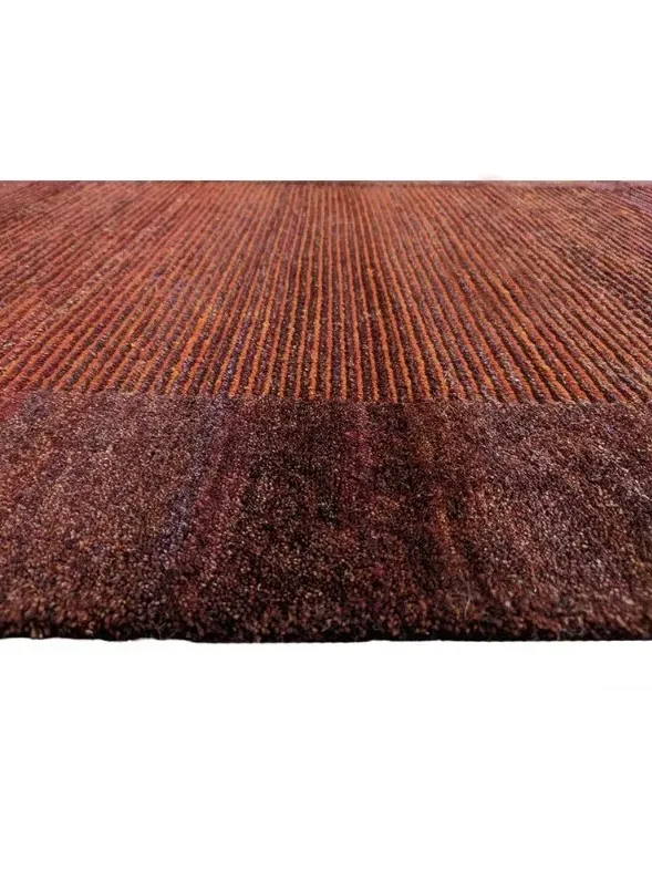 Χειροποίητο Μάλλινο Χαλί Nepal Μπορντό (123x168cm)
