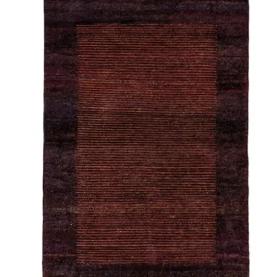 Χειροποίητο Μάλλινο Χαλί Nepal Μπορντό (123x168cm)