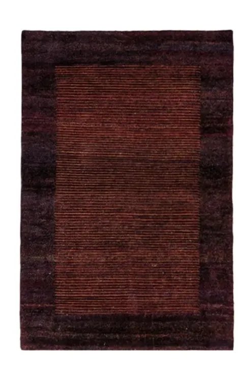 Χειροποίητο Μάλλινο Χαλί Nepal Μπορντό (123x168cm)